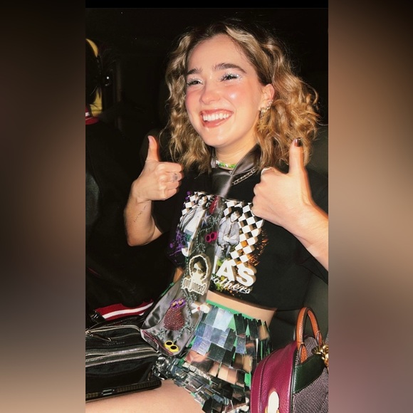 Simon Miller Dizzy Sequin Skirt in Silver | Size 10 - Picture 13 of 17